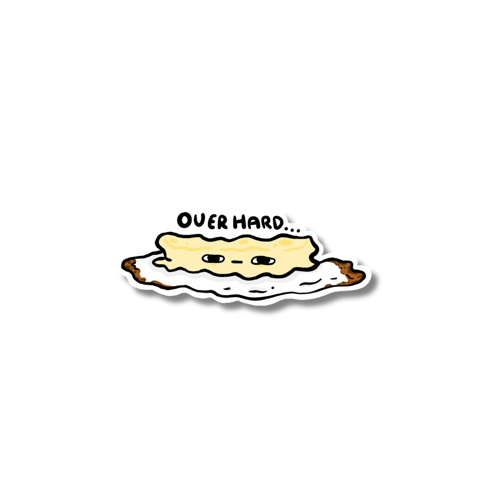 Overhard Egg Sticker